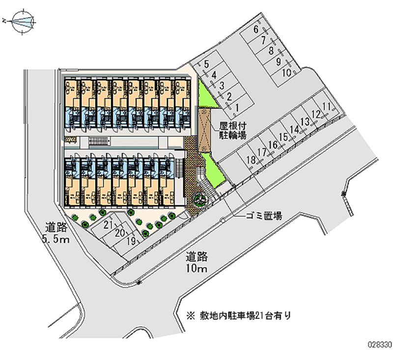 28330 Monthly parking lot