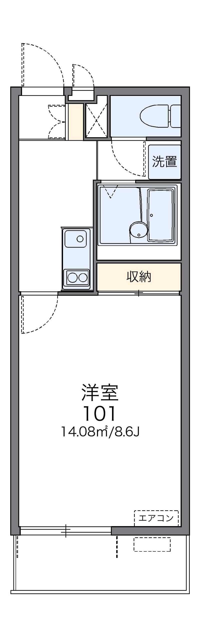 レオネクストＩＭＰＵＬⅥ 間取図