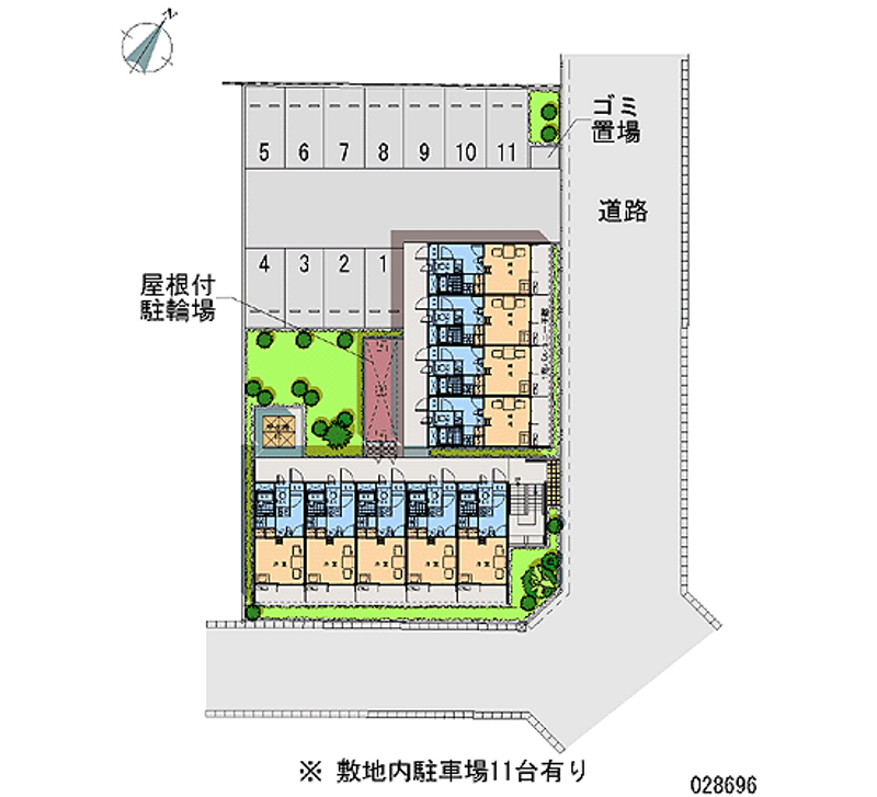 28696 Monthly parking lot