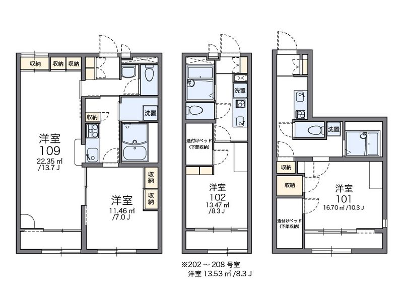 レオパレスきじの里Ｇ 間取図