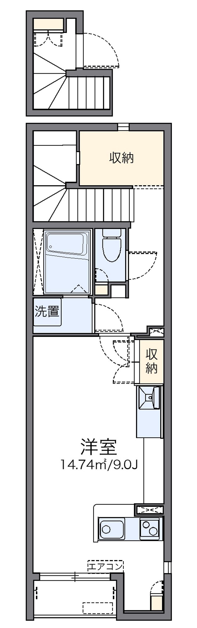 レオネクストウェストベルク 間取図