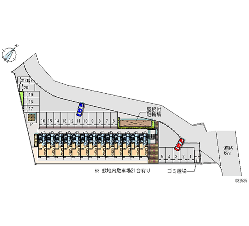 レオパレスＷａｖｅＩｍｐａｃｔ 月極駐車場