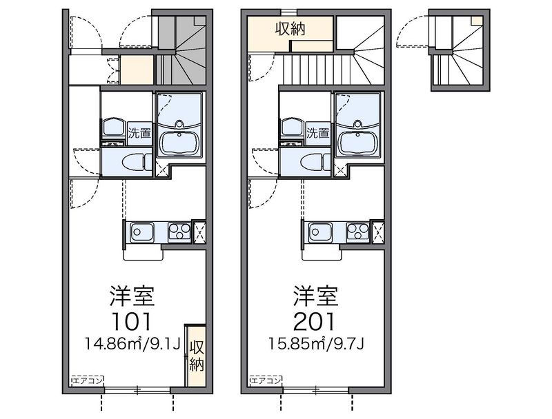 レオネクストムーンクリスタル 間取図