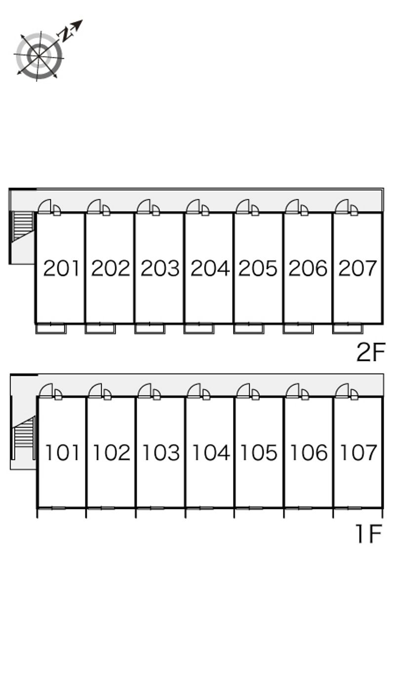 レオパレス２００２ 間取配置図