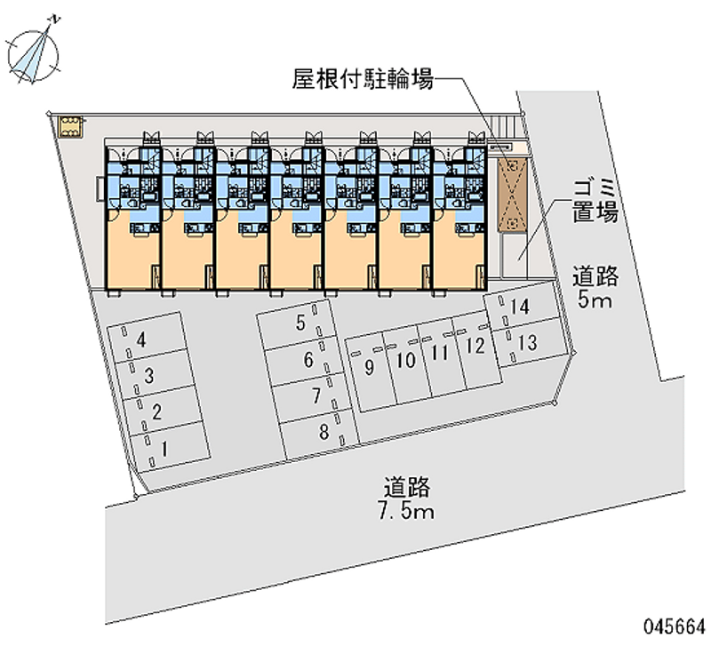 レオネクスト本城 月極駐車場