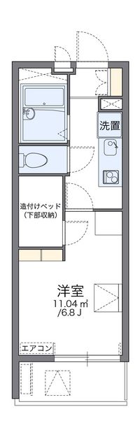 レオパレス海老川ハイツ 間取り図