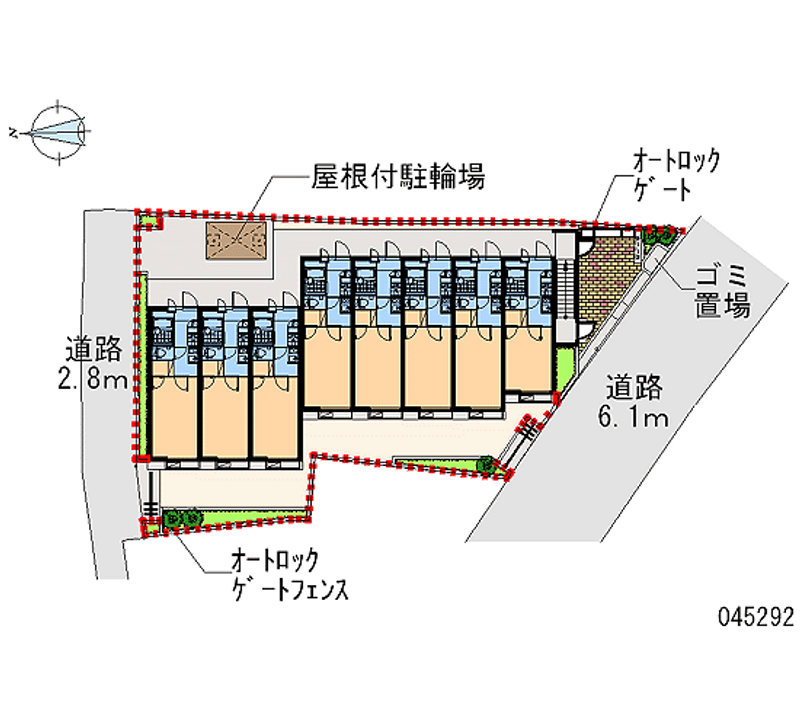 レオパレスシュークル 区画図