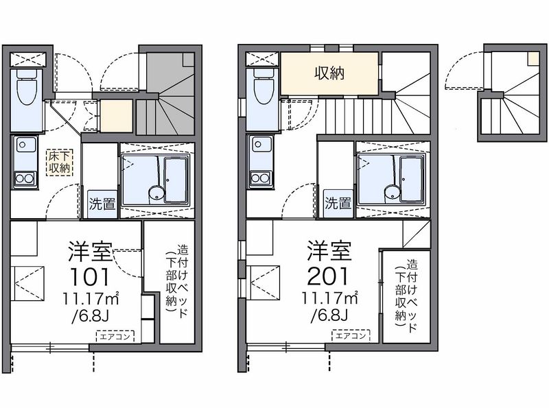 レオネクストナルチーゾ 間取図