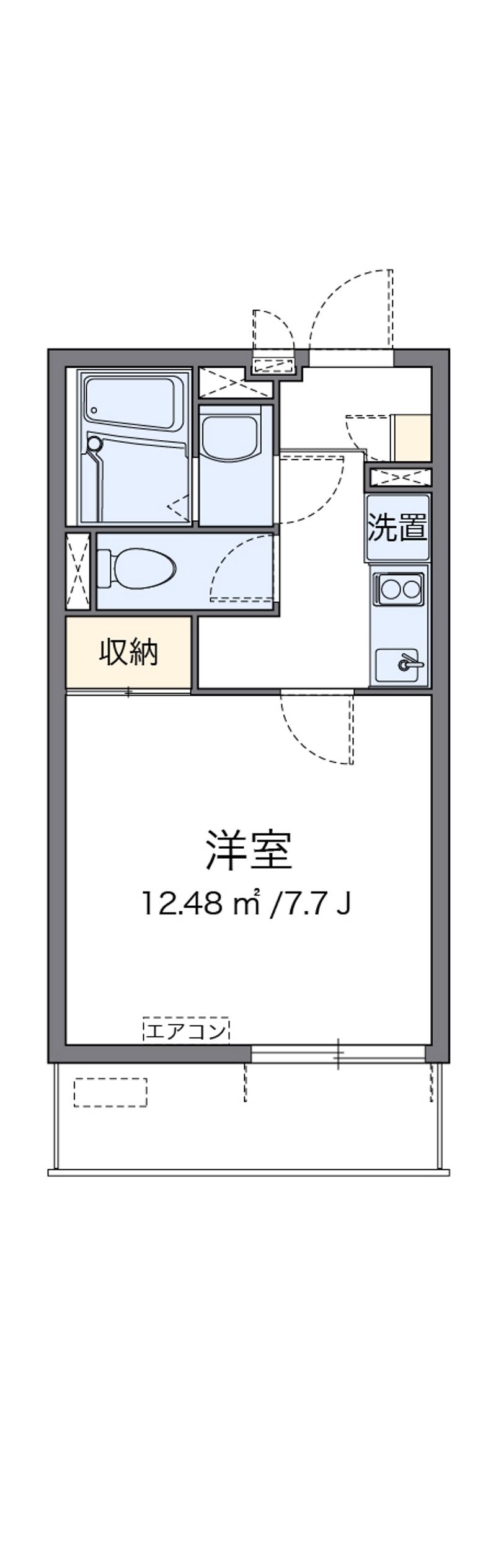 クレイノ浪華Ⅳ 間取図