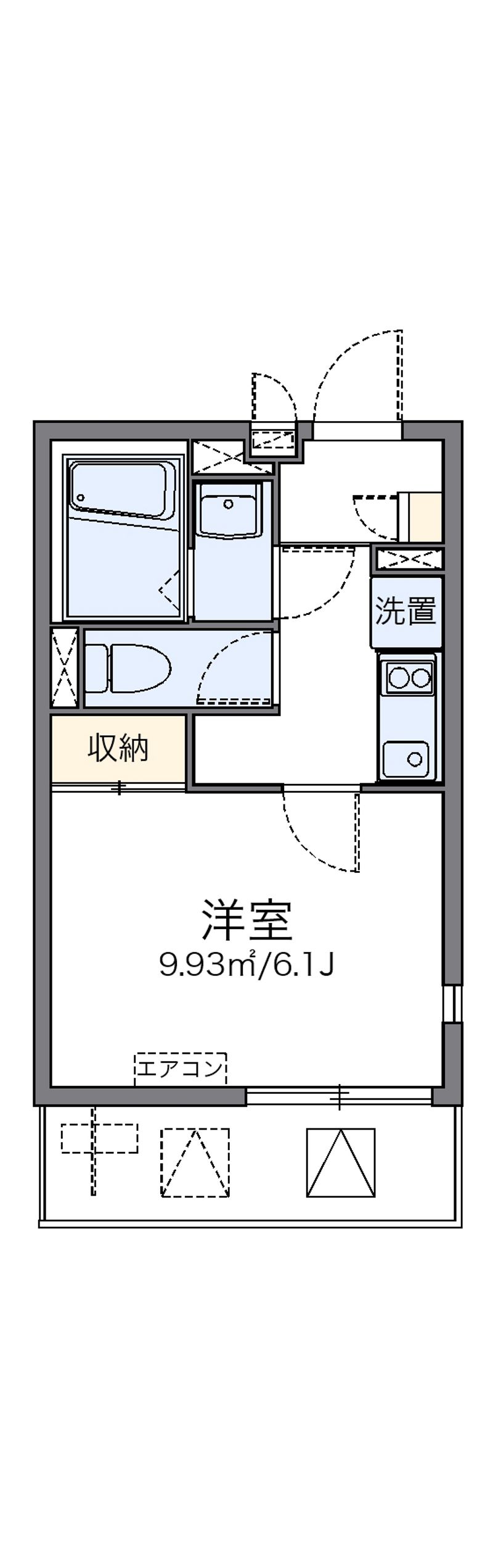 レオネクストアヴリール九条 間取図