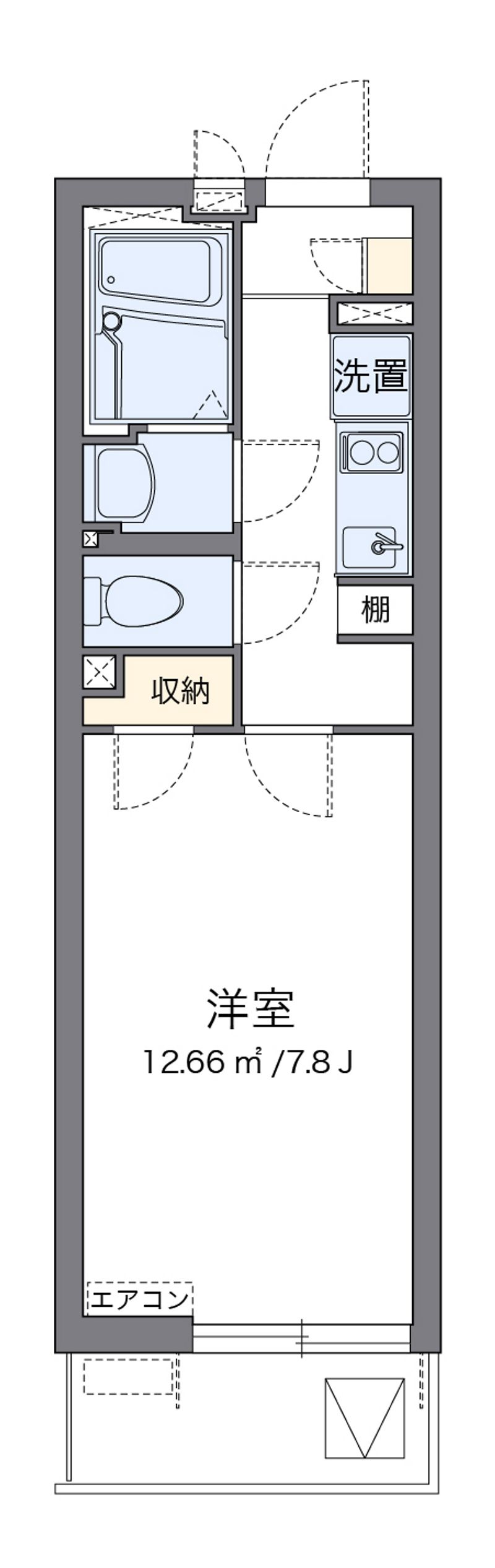 クレイノエンジョイライフ 間取図
