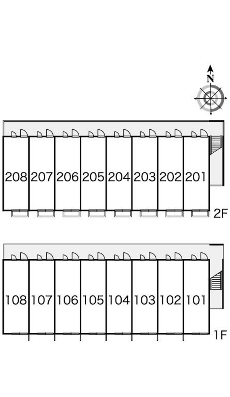 レオパレスヴィヴァーチェ 間取配置図