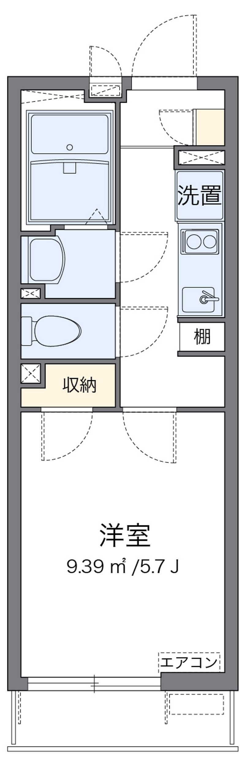 クレイノグリーンブリッジ 間取図