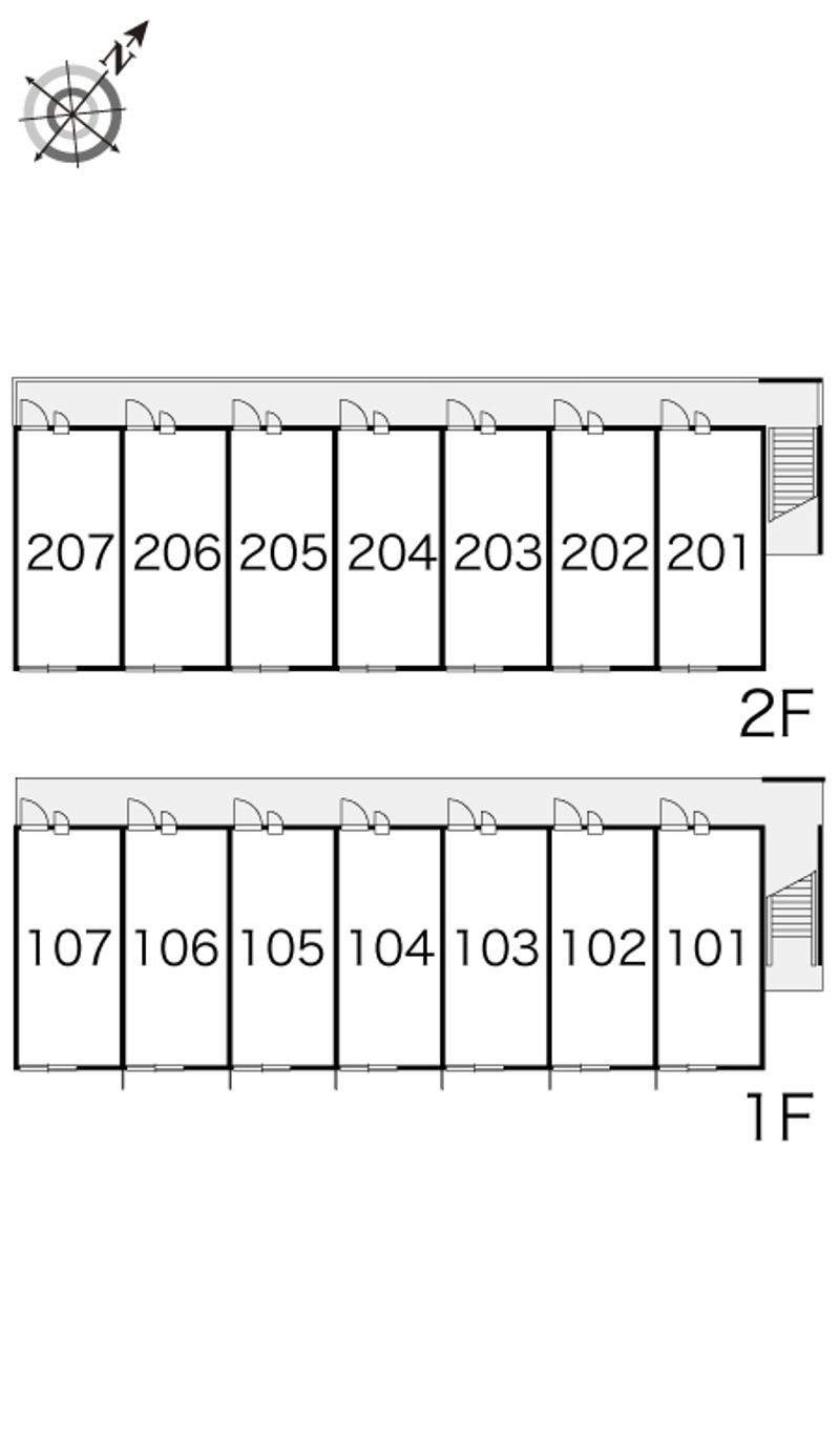 レオパレスセレッソ 間取り配置図
