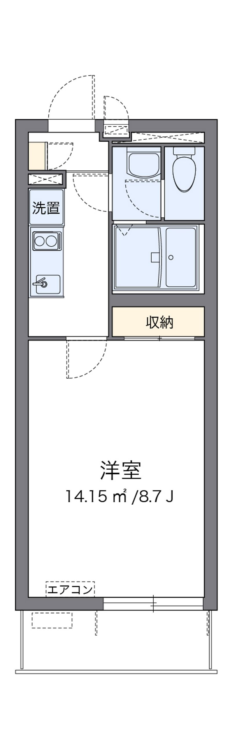 クレイノハイツサングリーンⅡ 間取り