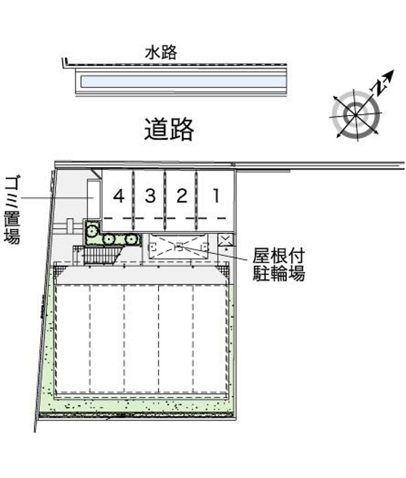 レオパレスさくら 配置図