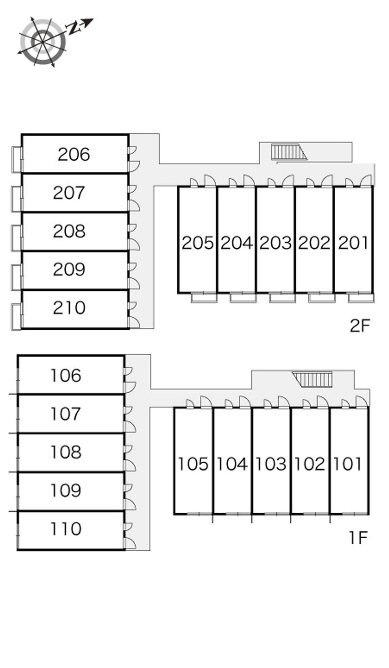 レオパレスマリオ 間取配置図